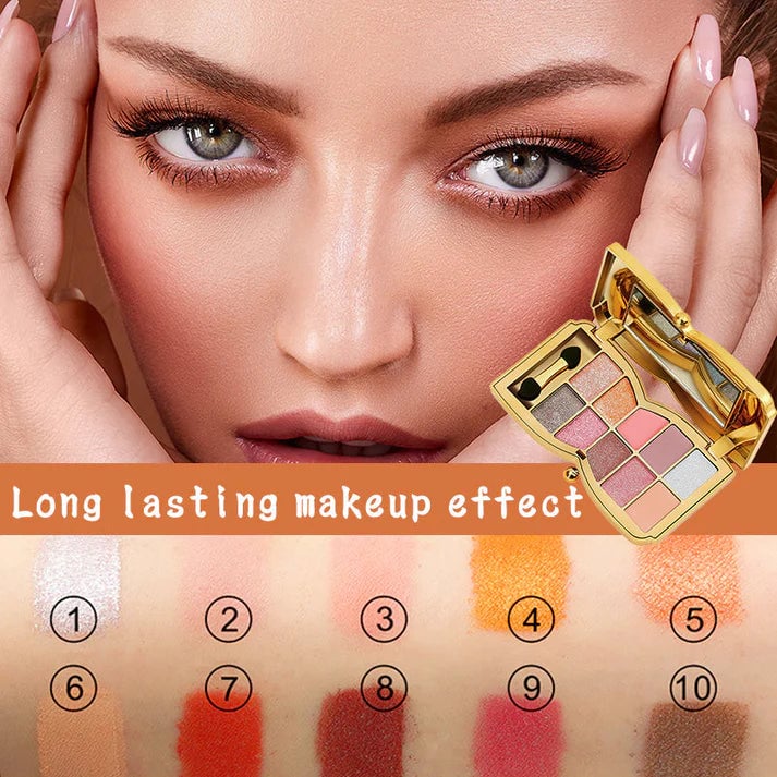 🔥🔥10 Colors Glitter Eyeshadow Palette