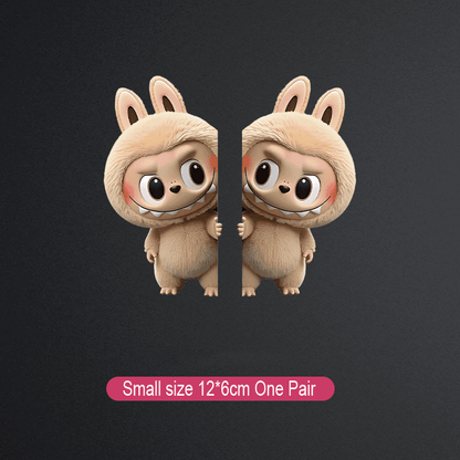 Labubu kreatív autómatrica