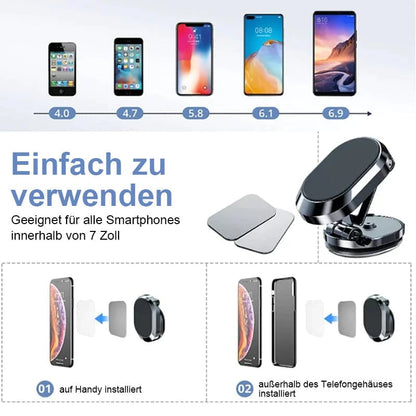 Mágneses mobiltelefon tartó az autóba