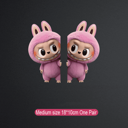 Labubu kreatív autómatrica