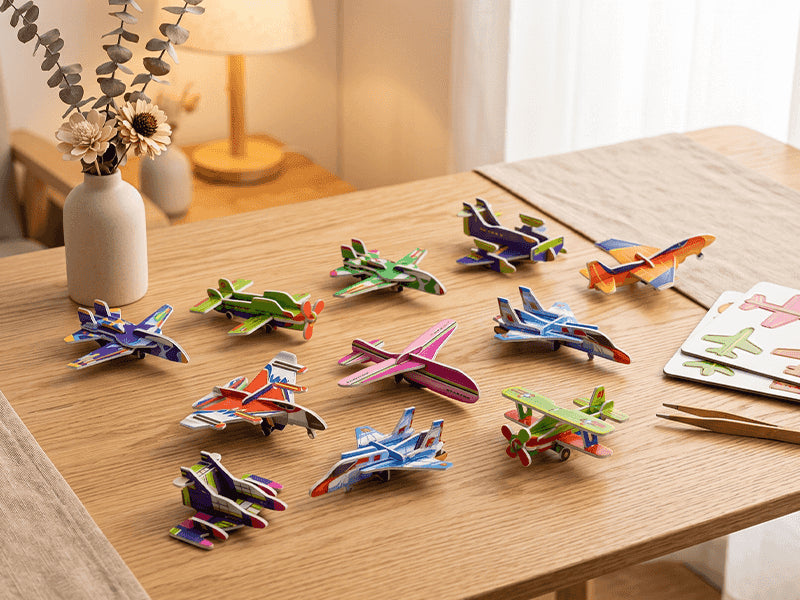 🎠Vidám időtöltés kicsiknek! DIY 3D-s rajzfilm puzzle (25 darabos készlet)(🔥 1-et fizet, 2-t kap!)