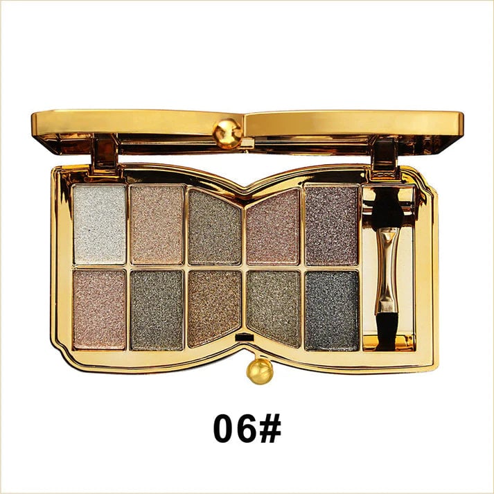 🔥🔥10 Colors Glitter Eyeshadow Palette