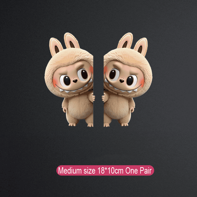 Labubu kreatív autómatrica