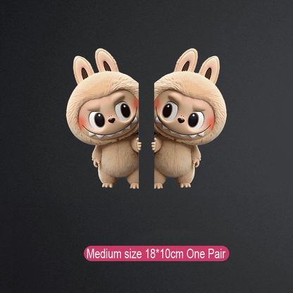 Labubu kreatív autómatrica