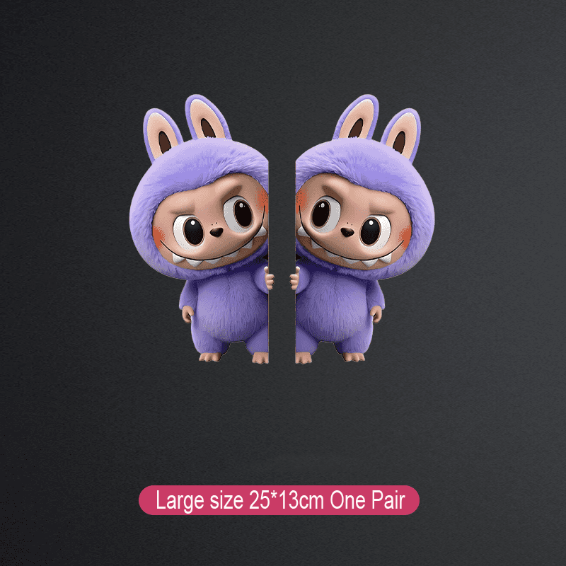 Labubu kreatív autómatrica