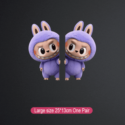 Labubu kreatív autómatrica