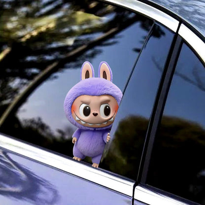 Labubu kreatív autómatrica