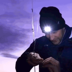 Kivehető LED-es fejlámpa sapka sapka