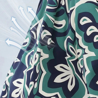 Királyi bő ruha zsebekkel és pántokkal