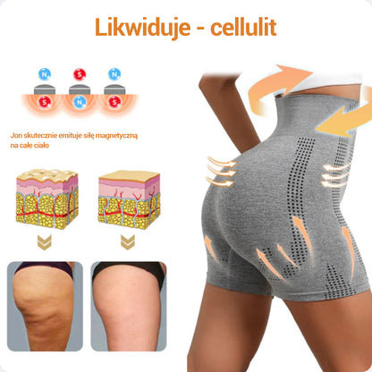 [✨Za pobraniem✨]KirpteTM MikroWibracyjne Moduł Masażu Szorty z Jedwabiem Lodem z Włóknami Jonowymi Naprawiające i Modelujące