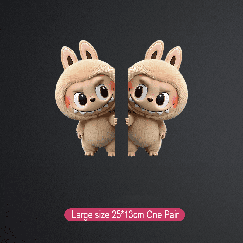 Labubu kreatív autómatrica