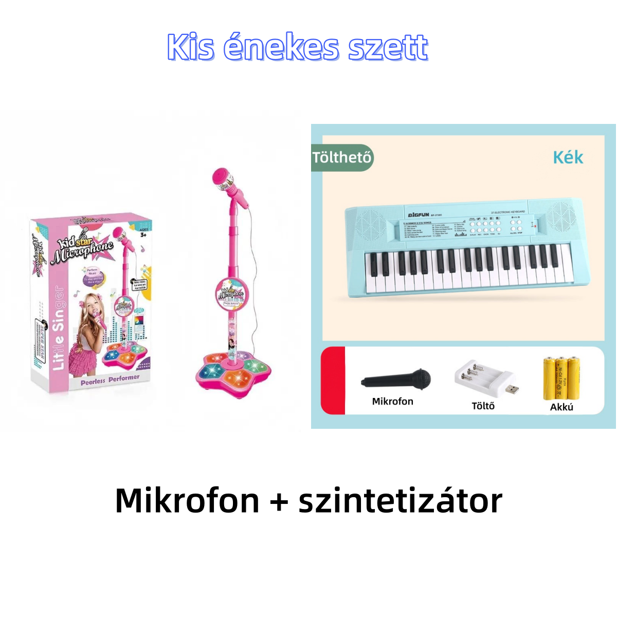 🎁🎄 🎤✨Behúzható mikrofonos játék, karaoke gépjáték lámpával