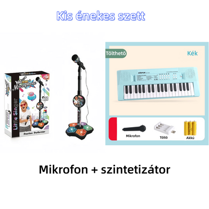 🎁🎄 🎤✨Behúzható mikrofonos játék, karaoke gépjáték lámpával