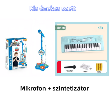 🎁🎄 🎤✨Behúzható mikrofonos játék, karaoke gépjáték lámpával