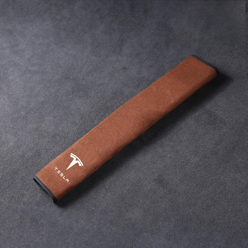 Selyembőr biztonsági övvédő - nyakvédelemmel és logóval ellátott opció（2 darab）