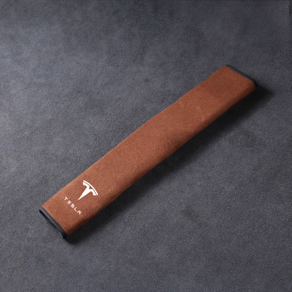 Selyembőr biztonsági övvédő - nyakvédelemmel és logóval ellátott opció（2 darab）