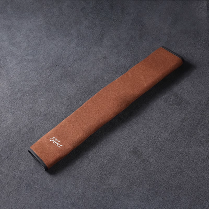 Selyembőr biztonsági övvédő - nyakvédelemmel és logóval ellátott opció（2 darab）