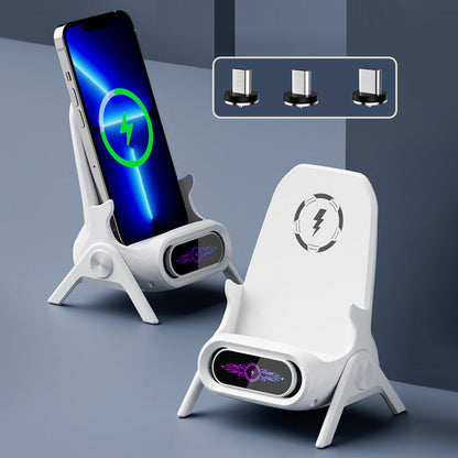 Teljesen automatikus, érzékelős telefontartó | Lehelyezéskor azonnal töltődik, szabadon válthat álló és fekvő tájolás között.