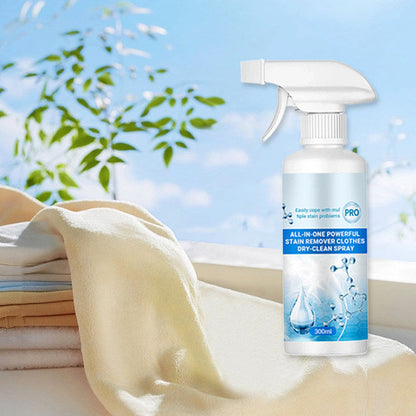 🏡Univerzális, erőteljes folteltávolító spray a ruhák száraz tisztításához