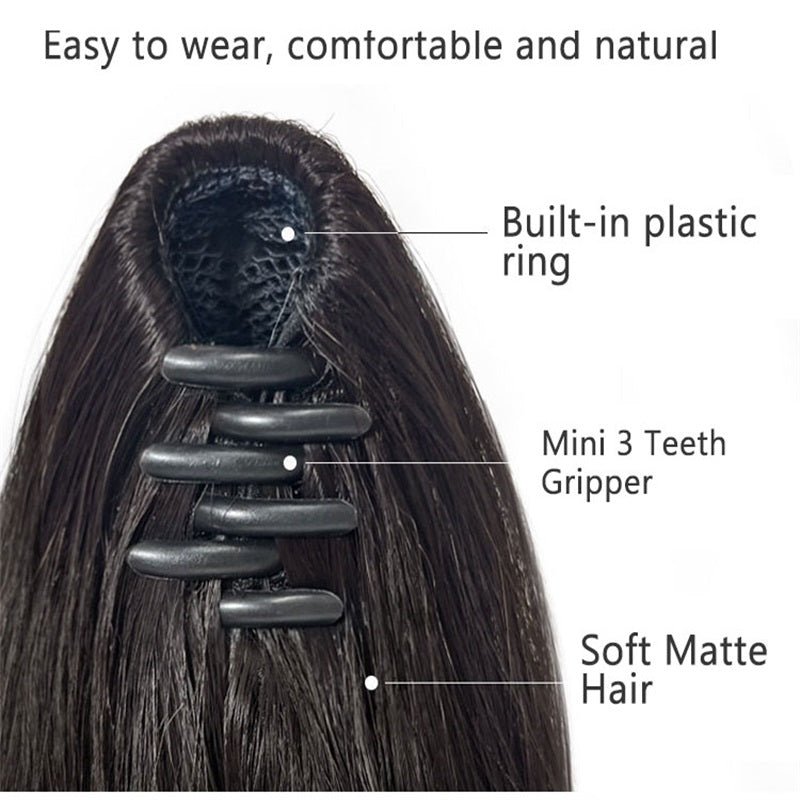 Paróka göndörítő klip + masni klip