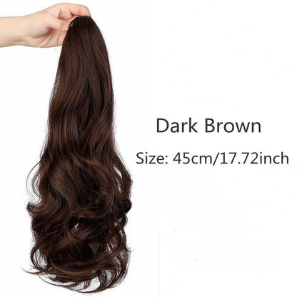 Paróka göndörítő klip + masni klip