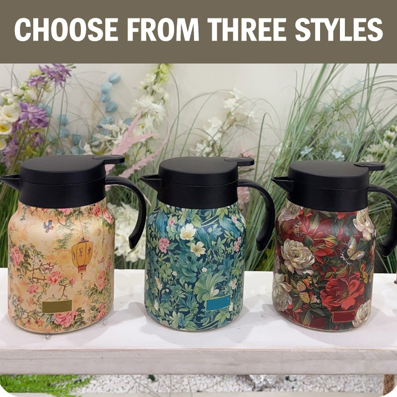 Vákuumszigetelt prémium 1000ml vízforraló szűrővel 🍵