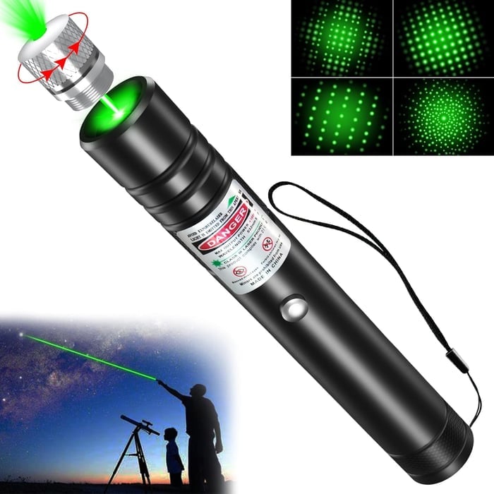 🔦Červené a zelené jednobodové laserové světlo