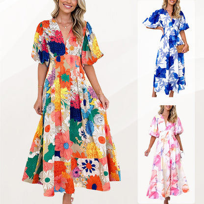 💖Buborék ujjú előkelő elegáns ruha