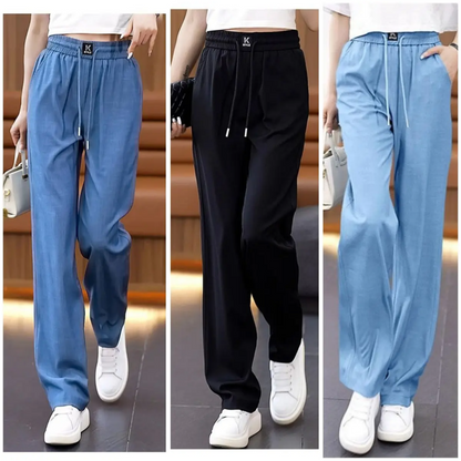 【S-3XL】👖Lehetséges magas derekú, egyenes szárú nadrág