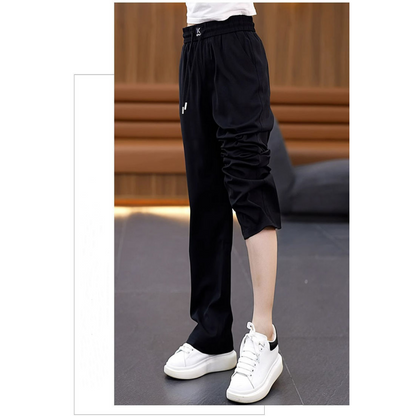 【S-3XL】👖Lehetséges magas derekú, egyenes szárú nadrág