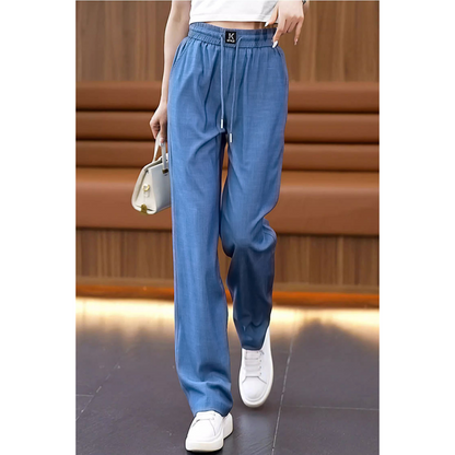 【S-3XL】👖Lehetséges magas derekú, egyenes szárú nadrág