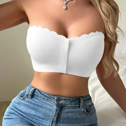 💕Pánt nélküli, elöl záródó bandeau melltartó💯