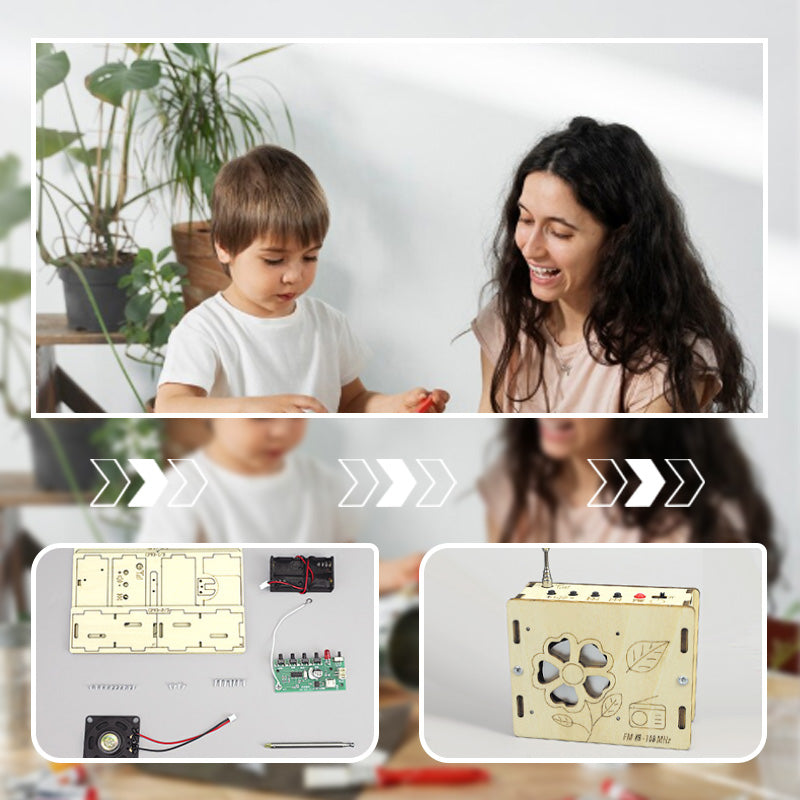 🎁💥Oktatási célú gyermekjátékok: DIY mini rádió