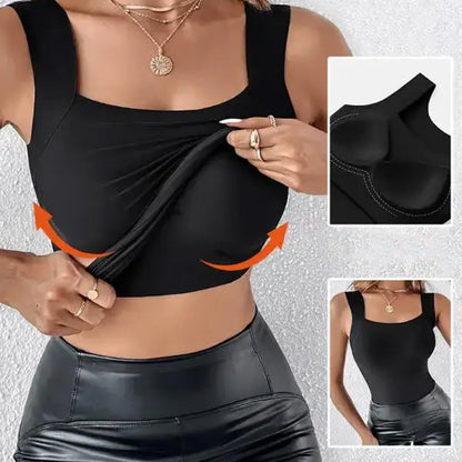 🌟 2026 Legnépszerűbb Termék 💖 (M-2XL) Formáló Top Beépített Melltartóval 💃