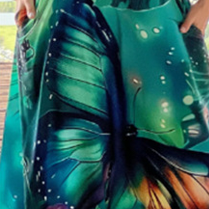 👗Ujjatlan ruha mintával