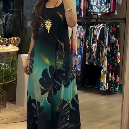 👗Ujjatlan ruha mintával