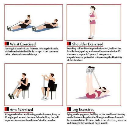 🏃‍♂️ Sokfunkciós fitness ellenállás gumik! Aktiváld az összes izmod, és égetd el a zsírt a hasizmaidnál.