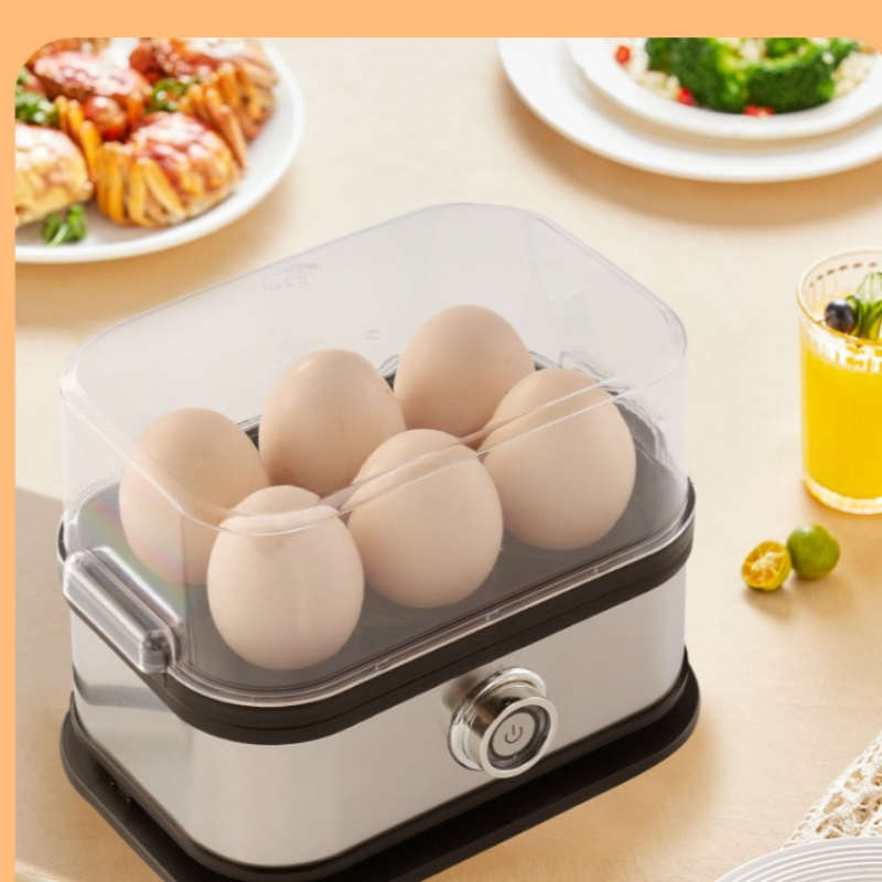 👩‍🍳 Multifunkciós tojáspároló átlátszó fedéllel 🥚💕