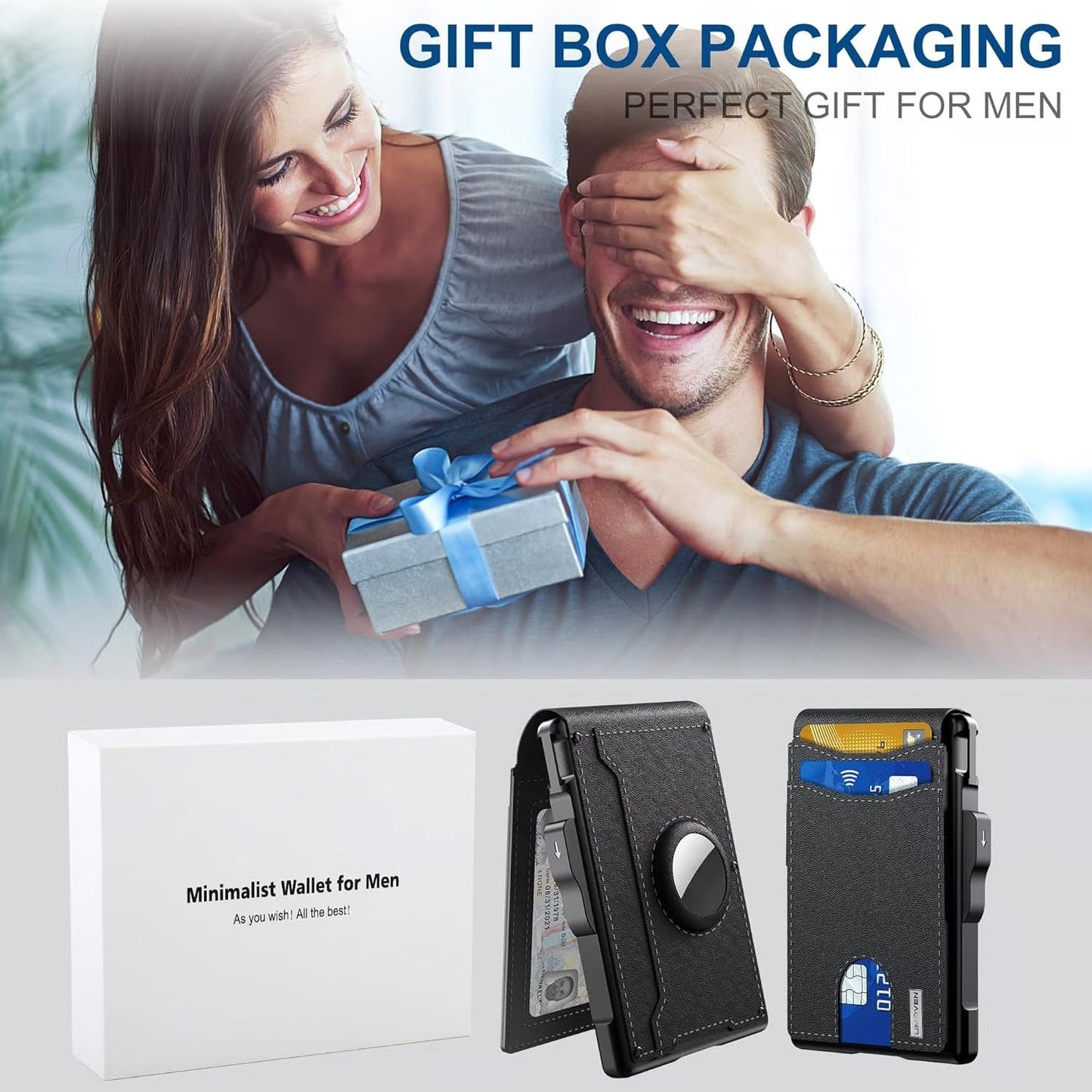 🎁AirTag pénztárca férfiaknak