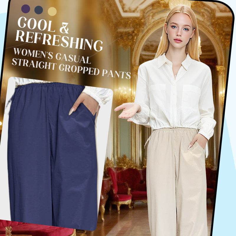 Női lezser egyenes szárú nadrág