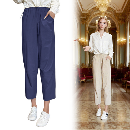 Női lezser egyenes szárú nadrág