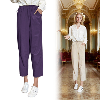 Női lezser egyenes szárú nadrág