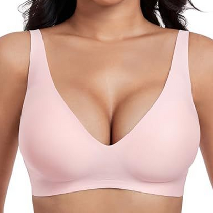 💜Jelly Wireless Női Kényelmes, Merevítő nélküli Melltartók Push Up Melltartók Varrás nélküli Pólók Melltartók Mély V Kivágású Mindennapi Melltartók