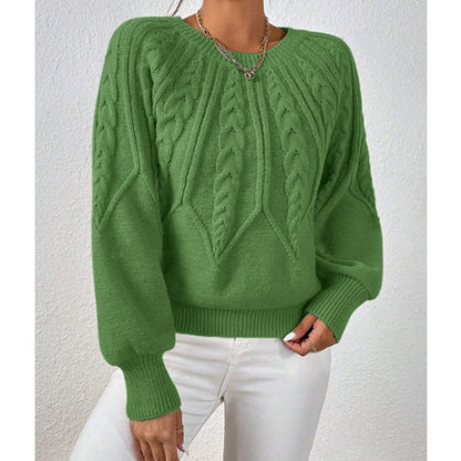 【S-XL】✨Őszi női alkalmi hosszú ujjú kötött pulóver