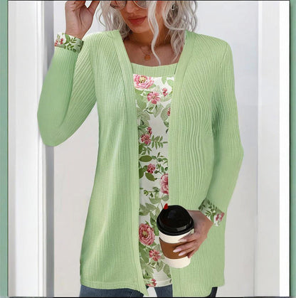 Női alkalmi divatos patchwork felső