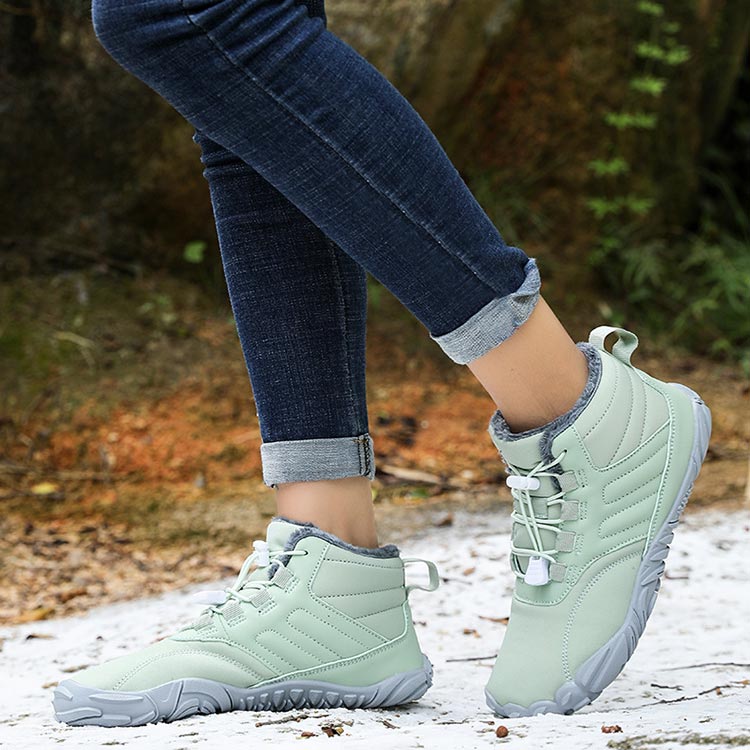 ❄️CSÚSZÁSMENTES ÉS VÍZÁLLÓ TÉLI MEZÍTLÁBAS CIPŐ (UNISEX)👟