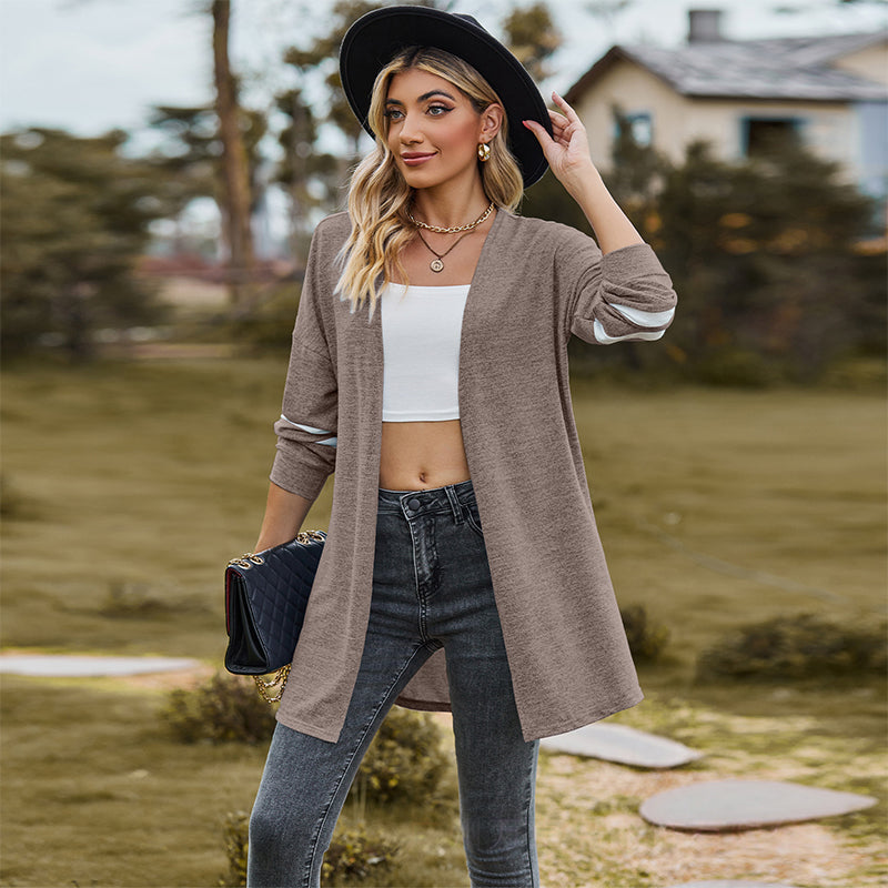 🔥 (S-2XL) 🌼 Női alkalmi hosszú ujjú kötött kardigán