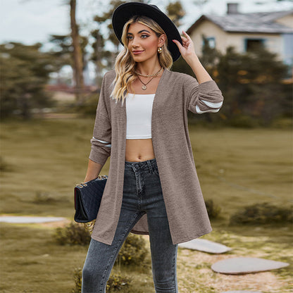🔥 (S-2XL) 🌼 Női alkalmi hosszú ujjú kötött kardigán
