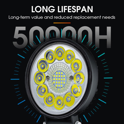 ⚡️4 hüvelykes, 99 W-os LED-es lámpatest terepjáró használatra🏍️