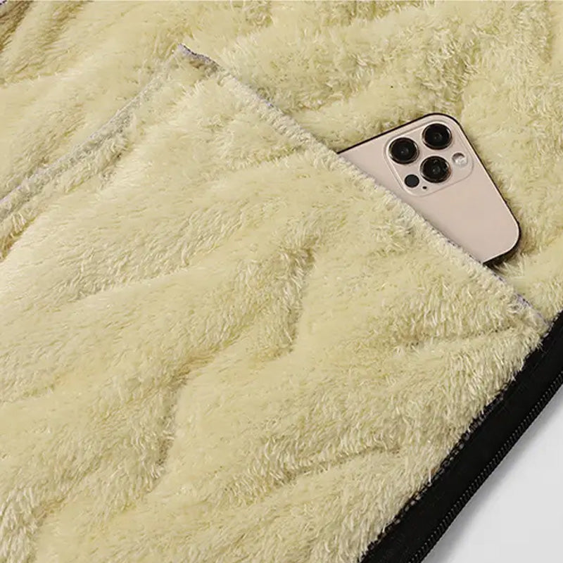 💖 FORRÓ AKCIÓ 50% KEDVEZMÉNY ✨️❄️ Unisex Téli Meleg, Ujjatlan, Steppelt Mellény Puhafleece Béléssel